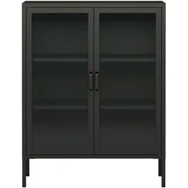 [en.casa] Sideboard Fauske 80x40x101,5cm Schwarz