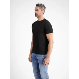 Lerros Klassisches Rundhals T-Shirt schwarz XL
