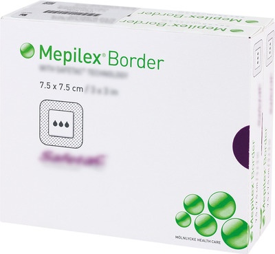 MEPILEX Border Schaumverband 7,5x7,5 cm