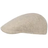 Stetson Herringbone Schirmmütze Flatcap Fischgrat UV-Schutz 40 Herren Frühling Sommer Hellbeige 58 cm - 58