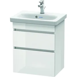 Duravit Waschtischunterschrank 2 Schubkästen 50 x 61 x 36,8 cm Grau/Weiß Matt