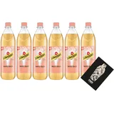Schweppes White Peach 6er Set Pfirsich Softdrink 6x1L inkl. Pfand MEHRWEG