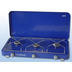 HPV Gaskocher Lambada 3-flammig Blau 30 mbar