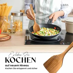 LAYBA Teakholz Pfannenwender (33,5 cm)