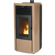 MCZ STAR AIR Maestro 8 kW Stahl Weiß/Abdeckplatte Sand