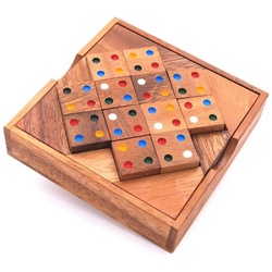 ROMBOL Denkspiele Spiel, Legespiel Color Match - tolles, anspruchsvolles Farb-Puzzle, Holzspiel