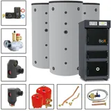 Solarbayer Holzvergaserset BioX 45 -1A Variante A mit 3xSLS-1000 Pufferspeicher