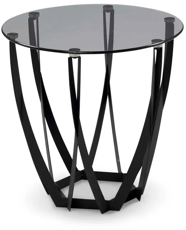 Beistelltisch Maya Glas Grau