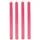 Wiedemann Leuchterkerzen 250/22 mm pink 4 St.