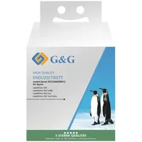 G&G Etiketten Kompatibel ersetzt Dymo 99012, S0722400 36 x