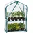 Gewächshaus Stahl Grün/Transparent PVC-Folie 0 mm 0 m2
