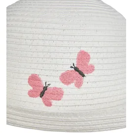 Sterntaler Strohhut Schmetterling pink/weiß 49 cm