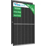 505W  Trina Vertex S+ Glas Glas Solarmodul Black Frame TSM-505-NEG18R.28 - Preis inkl. MwSt. gem. § 12 Abs. 3 UStG