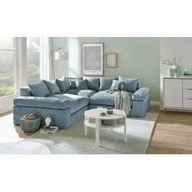Smart Ecksofa Lionore ¦ blau ¦ Maße (cm): B: 256 H: 86 T: 256.0