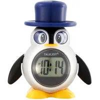 Sprechende Kinderuhr Uhr Zeitansage Sprachfunktion Pinguin Wecker Kinderwecker