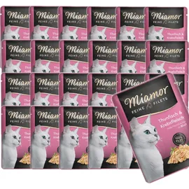 Miamor Feine Filets Thunfisch & Krebs 24 x 100 g