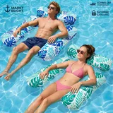 Luftmatratze Pool 4 in 1 Wasserhängematte 2 Stück Wasserspielzeug für Erwachsene