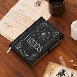 Grupo Erik Notizbuch Harry Potter Lumos A5 Schwarz