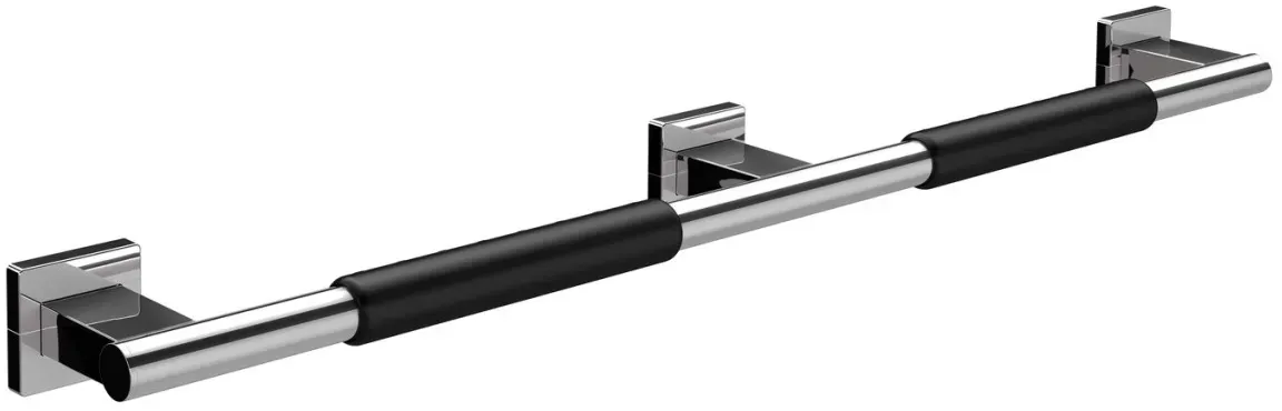 emco system 2 Haltegriff 865 mm, mit rutschhemmender Ummantelung chrom / schwarz, 357021202 357021202