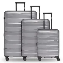 bergpfeil Travel Koffer-Set 3-tlg. arctic silver metallic/grau