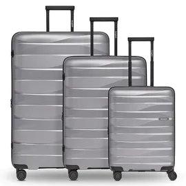 bergpfeil Travel Koffer-Set 3-tlg. arctic silver metallic/grau