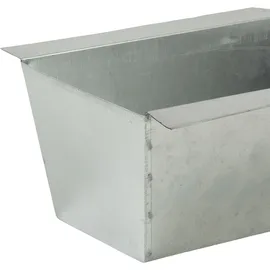 ideoon garden Premium Pflanzkasten 39 x 14 x 9 cm Silber