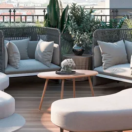 CLP Couchtisch Velva terracotta