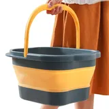 JINGAN Faltbares Fußbad Mit Massage | Fußbad Fussbad | Fußbad Mit Massagefunktion Faltbare Fußbadewanne | Fußwanne Fussbadewanne Mit Griff Tragbares Fussbad Zur Linderung Von Stress An Den Füßen