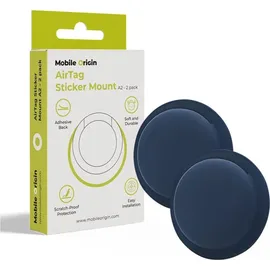 mobile origin Airtag Sticker Mount A2 blau 2 Stück