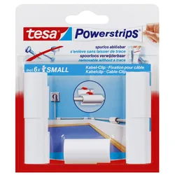 tesa Kabelclips weiß