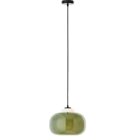 Brilliant Blop 1-flg. 30 cm rund grün Glas/Metall