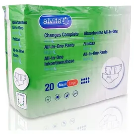 Alliance Healthcare Deutschland GmbH Alvita All-in-One Inkontinenzhose maxi large Nacht