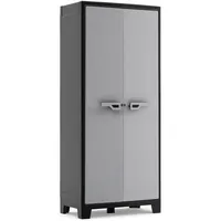 KETER Titan Kunststoffschrank 80 x 44 x 182 cm Schwarz/Grau