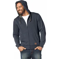 MAN'S WORLD Kapuzensweatjacke in blau, | Gr.: XL