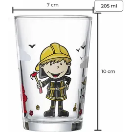 Ritzenhoff & Breker Feuerwehrmann Bernie Kinderbecher Set 3-teilig