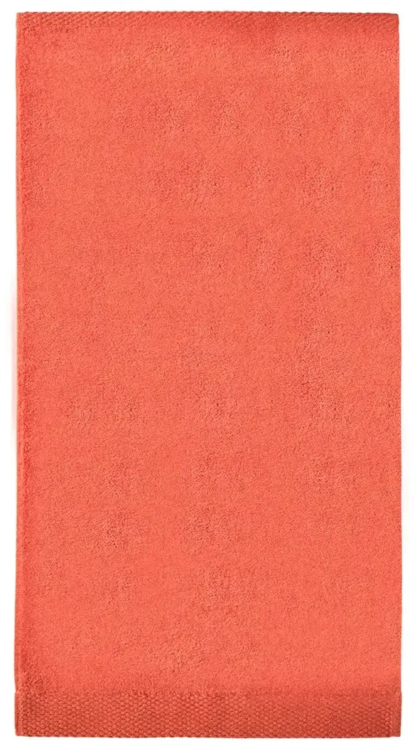 Karaca Chandler Modal Badetuch, Koralle, 100x150cm