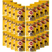 PEDIGREE Adult Beutel 24x100g: Nassfutter für adulte Hunde mit Huhn und Gemüse in Sauce