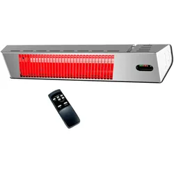 MPC MALAGA 2000W Infrarot-Heizung, regelbar, Fernbedienung, Kurzwelle IR-A, elegantes Design, Schutzgitter, LED-Anzeige.
