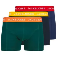 Jack & Jones Boxershorts Jack & Jones Herren 3er-Pack Boxer-Shorts JacMic Unterwäsche Trunks XL