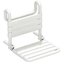 Hewi Serie 801 Einhängesitz klappbar Signalweiß 448x504mm
