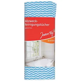Jeden Tag hygienisch frisch Allzweck-Reinigungstücher Viskose, 10 St.