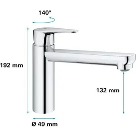 Grohe Start Curve Küchenarmatur Chrom