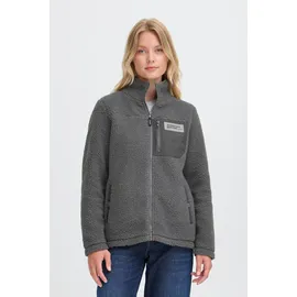 Oxmo Plüschjacke OXAbby in grau | Gr.: XS
