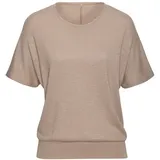 VIVANCE BY LASCANA Kurzarmshirt Damen beige Gr.32/34