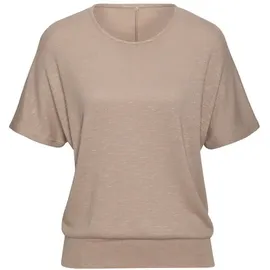 VIVANCE BY LASCANA Kurzarmshirt Damen beige Gr.32/34