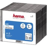 Hama CD/DVD/Blu-Ray Leerhülle schwarz (Packung mit 25)