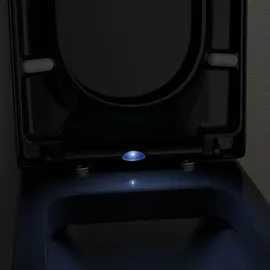 Bernstein WC-Sitz U1002 Schwarz mit LED-Beleuchtung