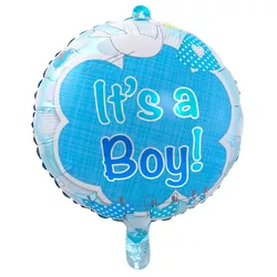 Folienballon It ́s A Boy rund 43cm - OS