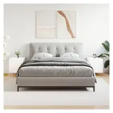 furnicato Nachttisch Hochglanz-Weiß 40 x 40 x 50 cm mit Stauraum (2-St) weiß