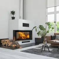 Kratki Kamineinsatz Warmluft MBM links 10 BimSchV Stufe 2